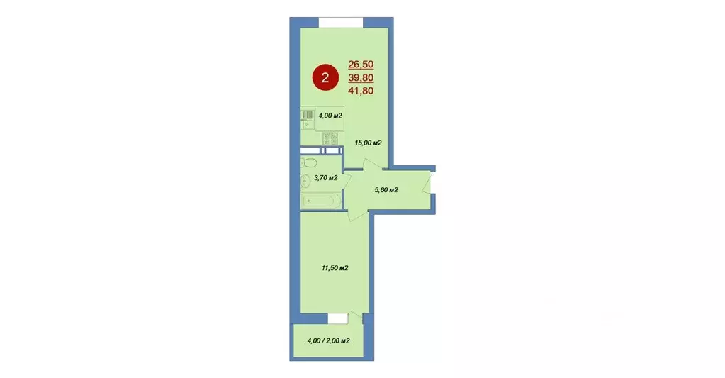 2-к кв. Московская область, Люберцы городской округ, д. Островцы, ... - Фото 1