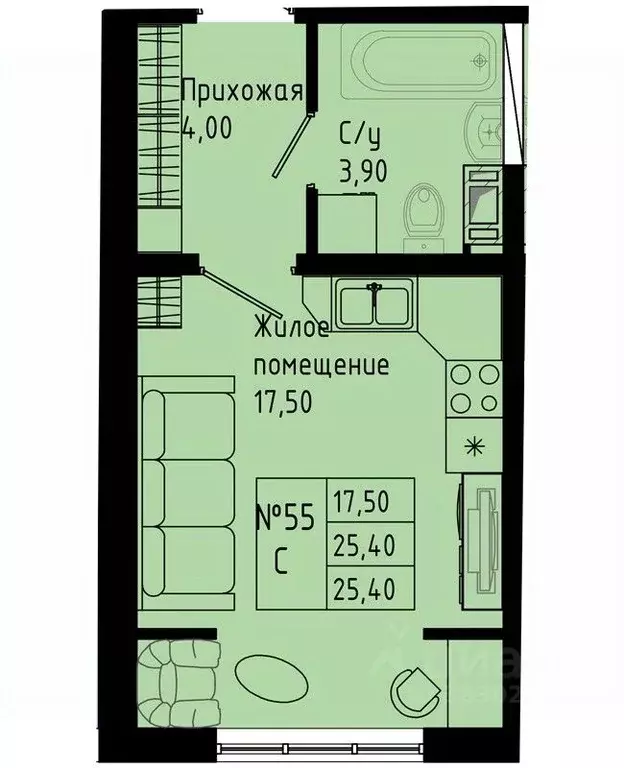 Студия Ленинградская область, Коммунар г. Гатчинский муниципальный ... - Фото 1