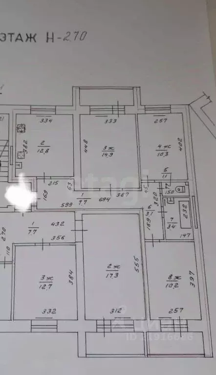 3-к кв. Калининградская область, Гурьевский муниципальный округ, пос. ... - Фото 2