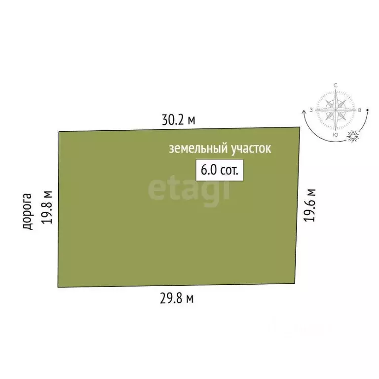 Участок в Крым, Симферопольский район, Трудовское с/пос, Ветеран 2 СНТ ... - Фото 2