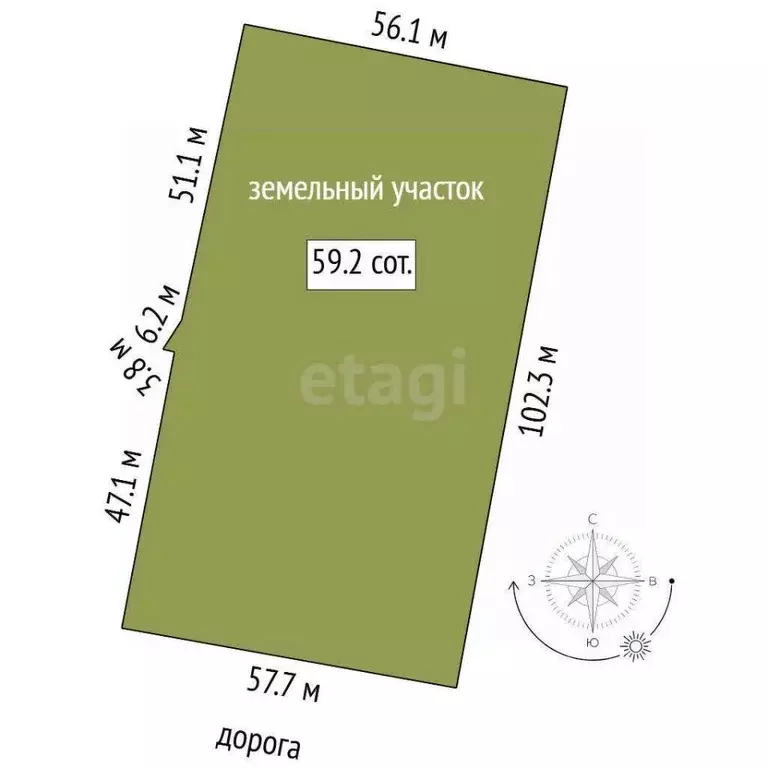 Участок в Тюменская область, Тюмень Звенящие Кедры Тюмени ДНП,  (7.0 ... - Фото 2