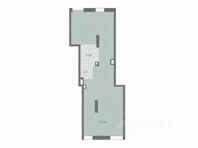 Помещение свободного назначения в Санкт-Петербург Морская миля жилой ... - Фото 1