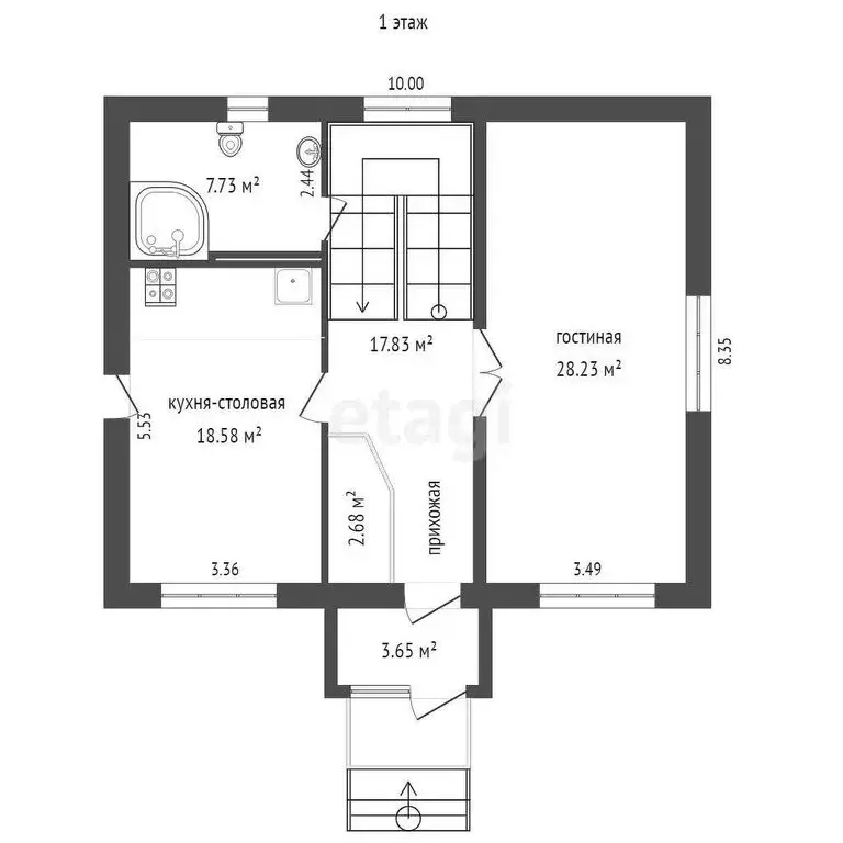 Дом в Тульская область, городской округ Тула, посёлок Ильинка (160 м) - Фото 2