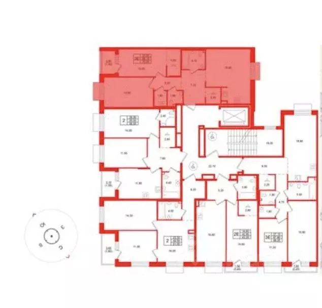 Квартира, 2 комнаты, 71.9 м - Фото 2