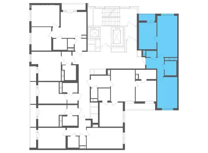 2-комнатная квартира: посёлок Шушары, Старорусский проспект, 3к1 (60 ... - Фото 1