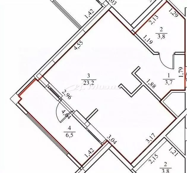 1-к кв. Крым, Евпатория городской округ, Заозерное пгт ул. Аллея ... - Фото 2
