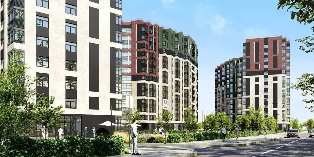 2-к кв. Воронежская область, Воронеж ул. Туполева, 5Н (64.33 м) - Фото 2