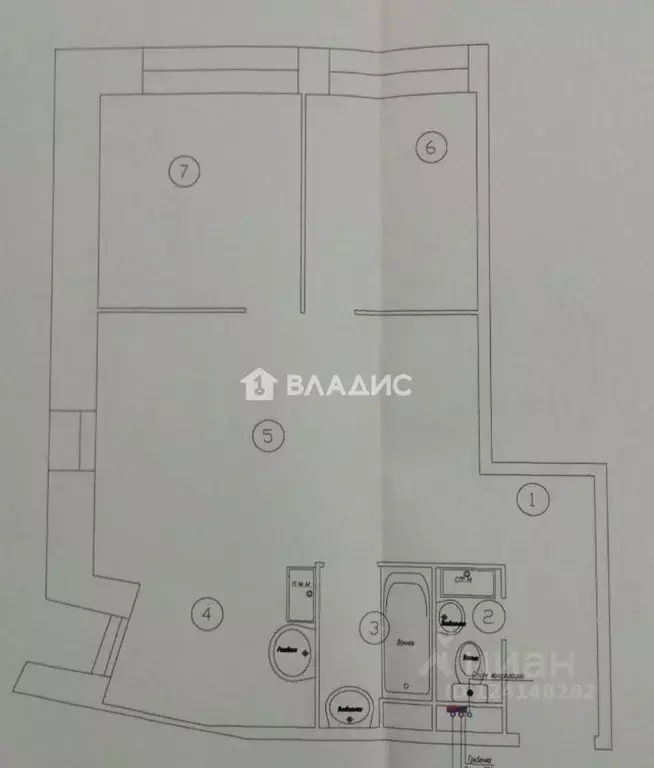 3-к кв. Московская область, Химки городской округ, д. Подолино, Велтон ... - Фото 2