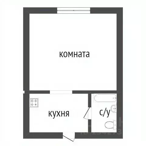 Комната Курганская область, Курган Половинская ул., 8А (15.6 м) - Фото 1