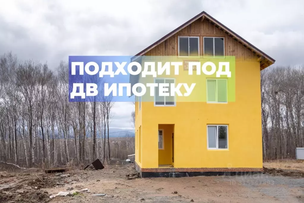 Дом в Хабаровский край, Хабаровский район, Осиновореченское с/пос, с. ... - Фото 1