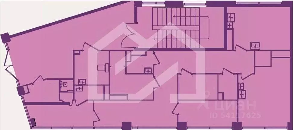 Помещение свободного назначения в Москва Пейв жилой комплекс (563 м) - Фото 2