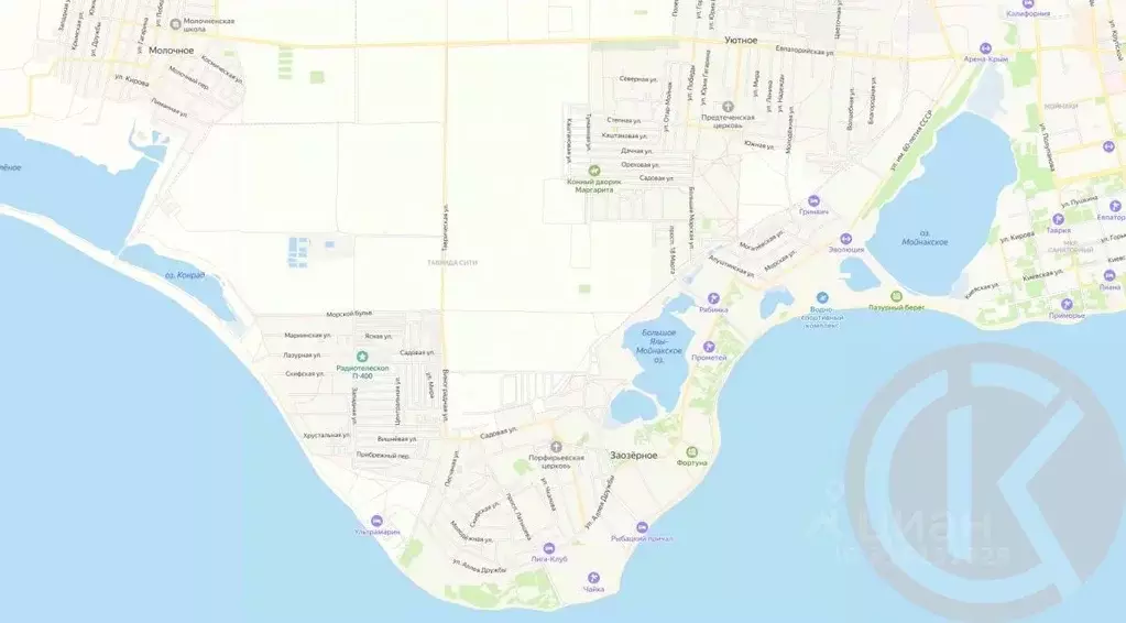Участок в Крым, Сакский район, с. Уютное ул. Солнечная, 49 (12.0 сот.) - Фото 1