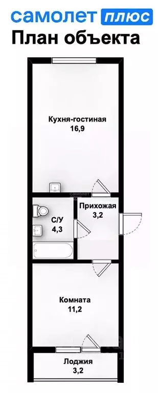 2-к кв. Свердловская область, Березовский ул. Академика Королева, 8В ... - Фото 1