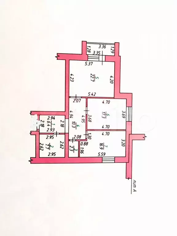 2-к. квартира, 83,6 м, 3/9 эт. - Фото 0