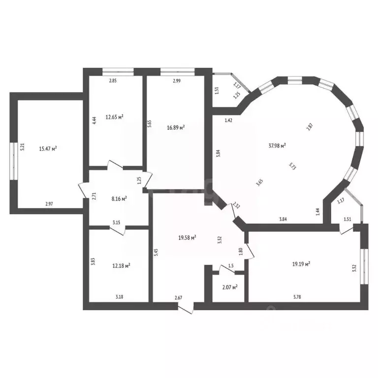 4-к кв. Ульяновская область, Ульяновск пер. 2-й Мира, 26 (144.2 м) - Фото 1