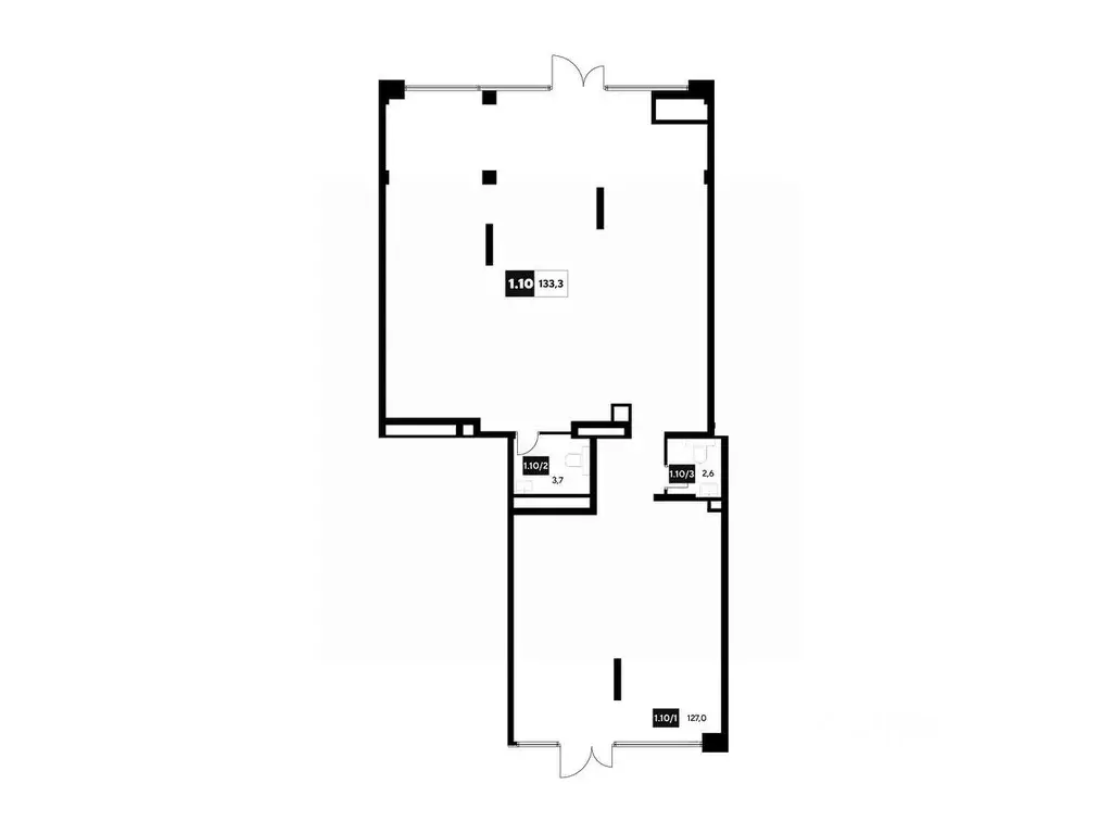Помещение свободного назначения в Омская область, Омск Снегири ... - Фото 1