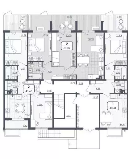 1-к кв. Ульяновская область, Ульяновск Камышинская ул., 131 (40.41 м) - Фото 2
