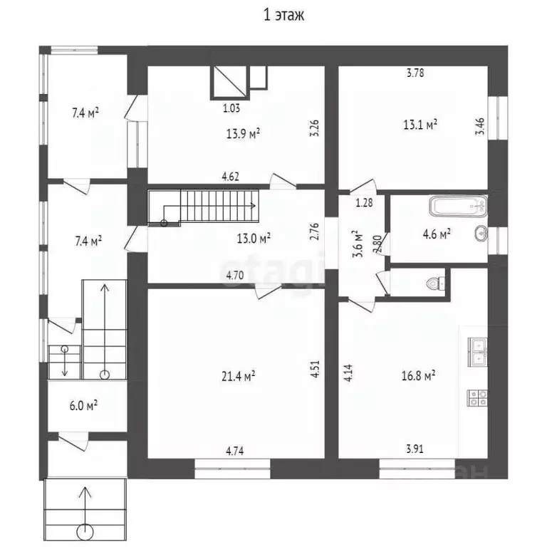 Дом в Костромская область, Шарья Нагорная ул., 5 (237 м) - Фото 2
