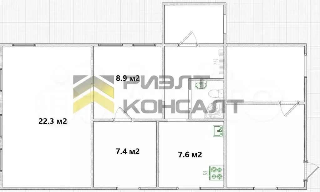 Дом 60 м на участке 4,5 сот. - Фото 0