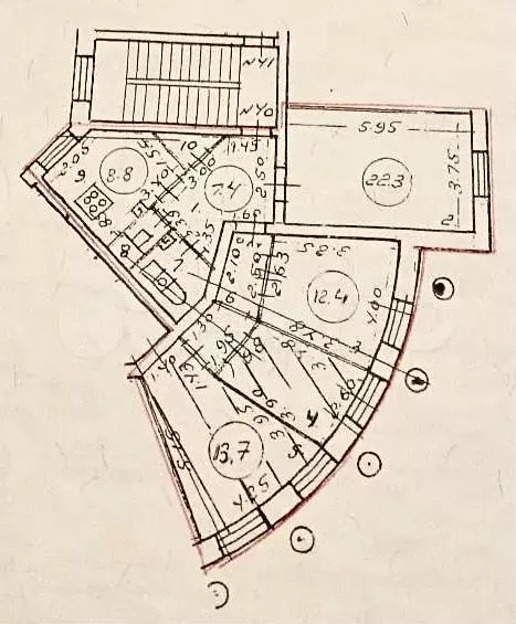 Комната 13,7 м в 4-к., 5/5 эт. - Фото 0