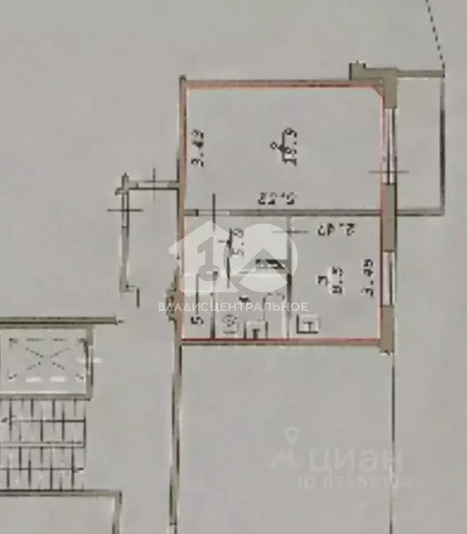 1-к кв. Новосибирская область, Новосибирск ул. Титова, 242/2 (38.0 м) - Фото 2