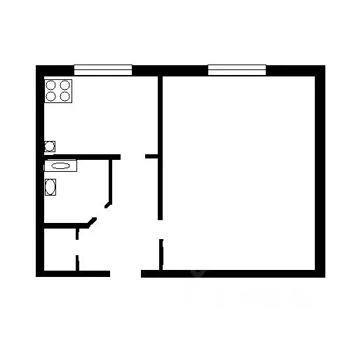 1-к кв. Ленинградская область, Кириши ул. Энергетиков, 21 (29.6 м) - Фото 2