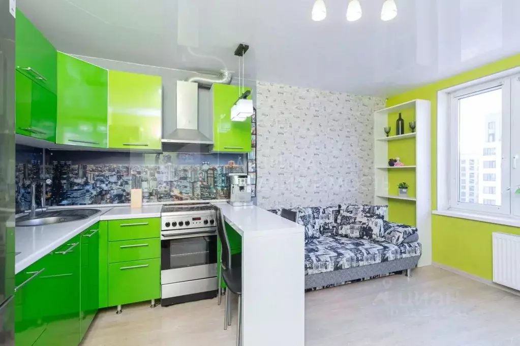 1-к кв. Тюменская область, Тюмень ул. Газовиков, 71 (35.9 м) - Фото 1