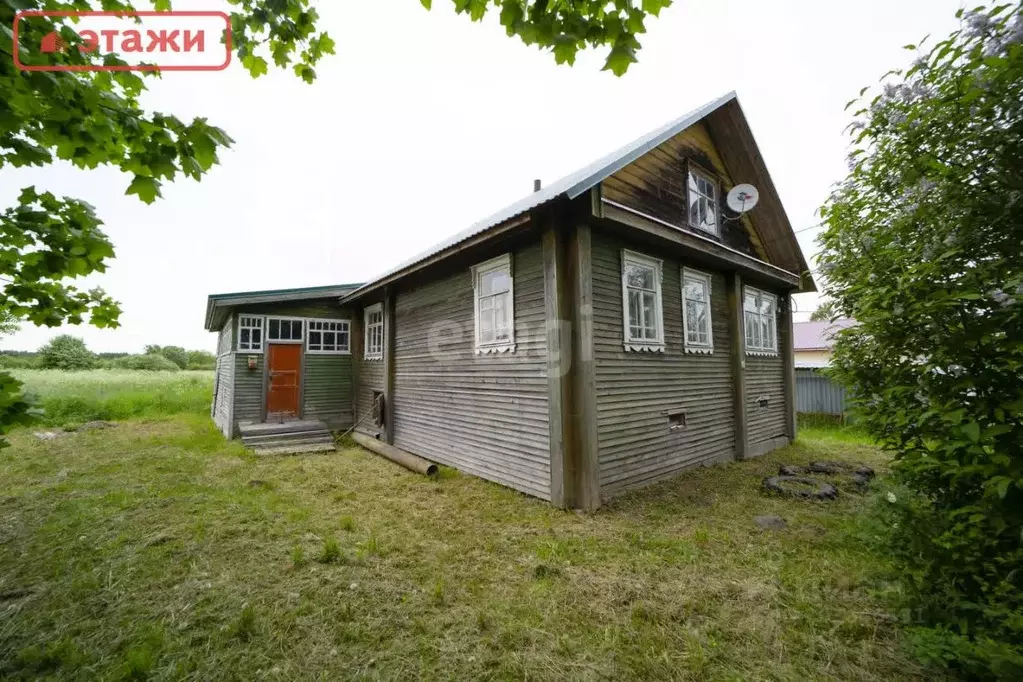 Дом в Карелия, Олонецкий район, д. Тукса ул. Центральная (84 м) - Фото 0