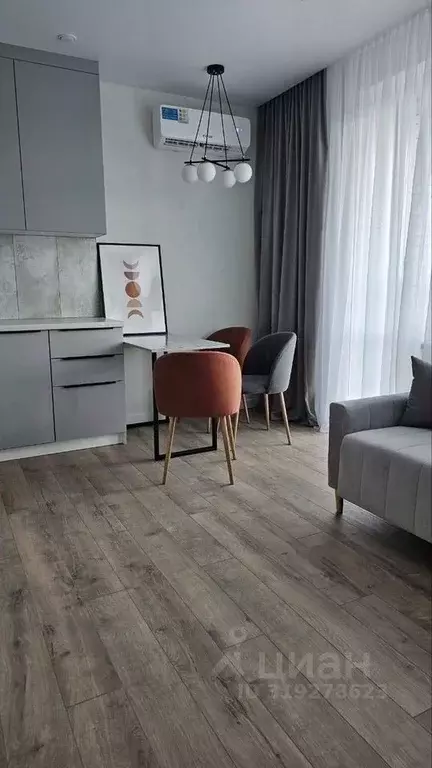 Студия Тюменская область, Тюмень ул. Мельникайте, 2к18 (33.0 м) - Фото 1