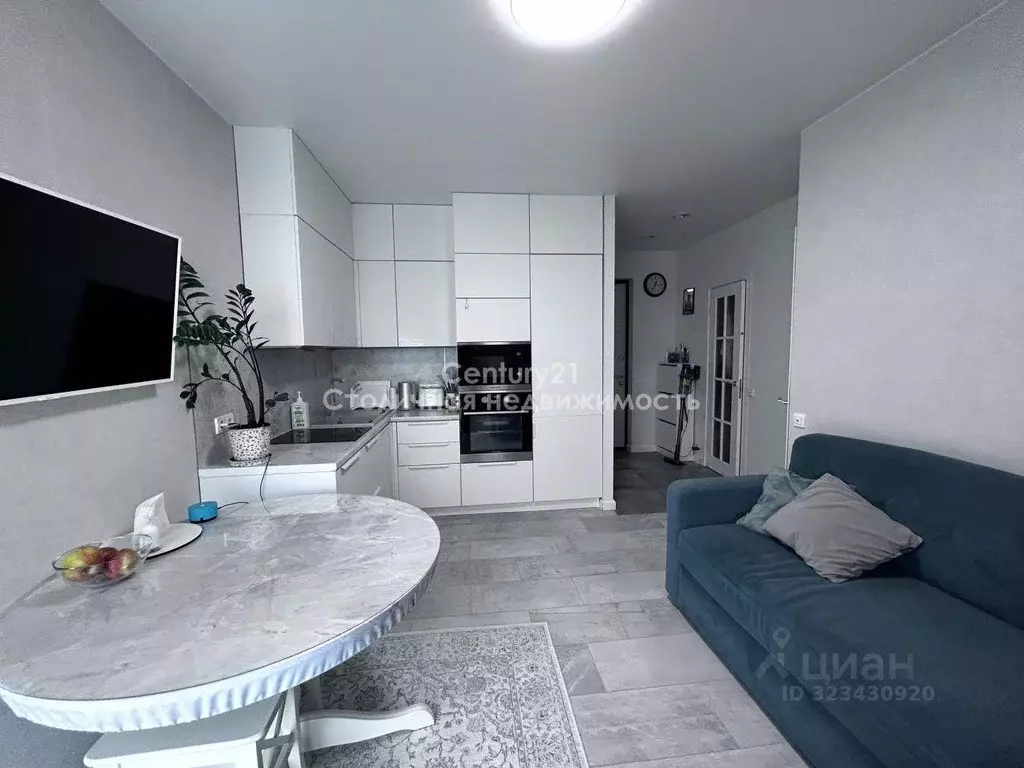 Квартира, 1 комната, 35.79 м - Фото 1