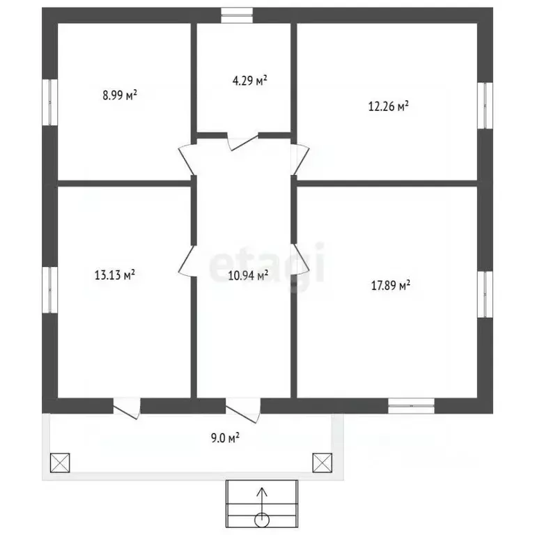 Дом в Московская область, Талдомский городской округ, д. Кутачи 12 (77 ... - Фото 2