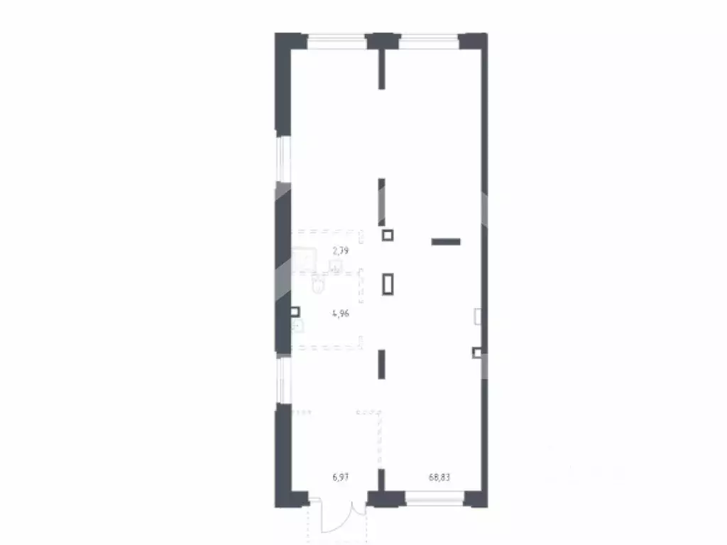 Помещение свободного назначения в Москва ул. Алхимовская, 1к4 (84 м) - Фото 2