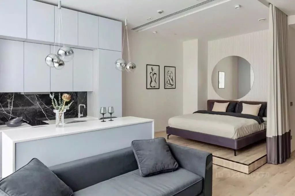 1-к кв. Москва 1-й Красногвардейский проезд, 22с1 (50.0 м) - Фото 2