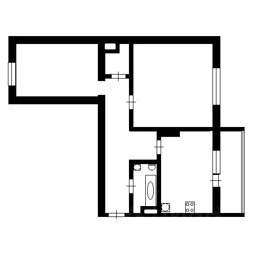 2-к кв. Челябинская область, Челябинск Новороссийская ул., 130б (67.0 ... - Фото 2