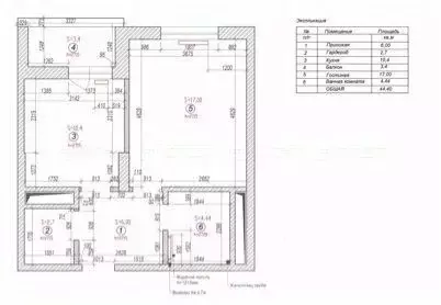 1-к кв. Татарстан, Казань ул. Дубравная, 14А (44.4 м) - Фото 2