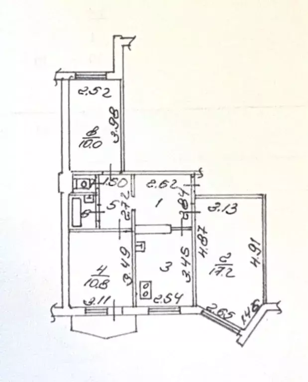 3-к кв. Липецкая область, Липецк Московская ул., 9 (61.5 м) - Фото 2