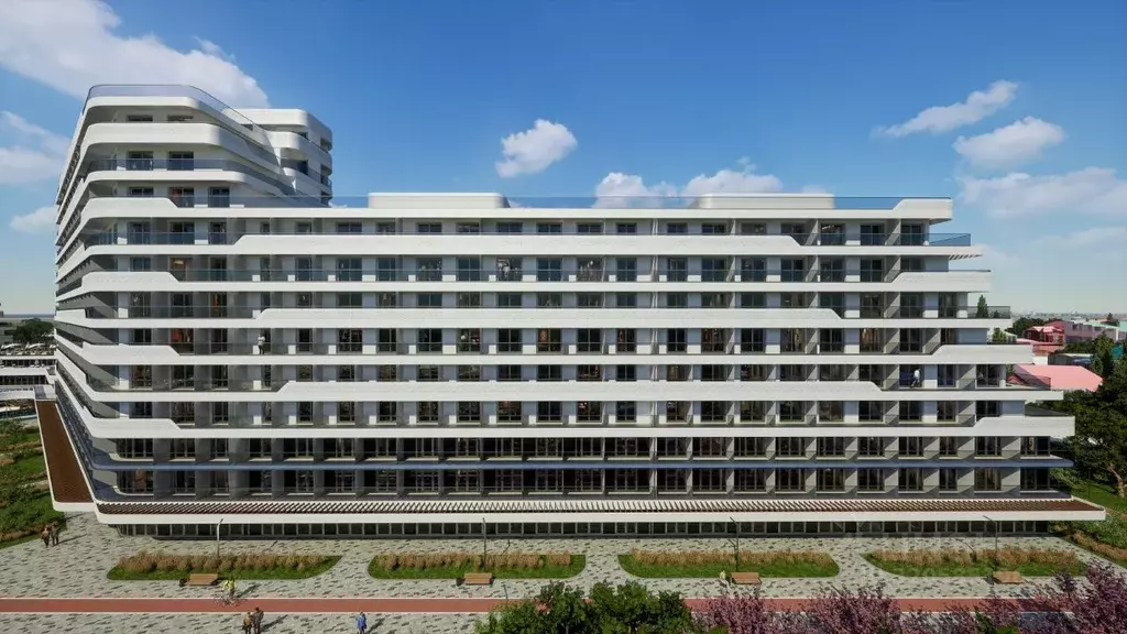 1-к кв. Крым, Саки Птица жилой комплекс (33.59 м) - Фото 1