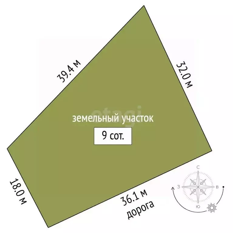 Участок в Мордовия, Лямбирский район, Берсеневское с/пос, с. Татарская ... - Фото 2
