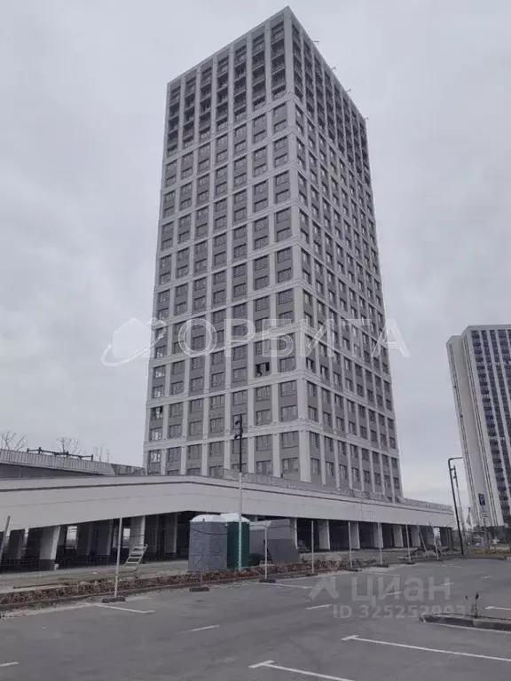 1-к кв. Тюменская область, Тюмень ул. Краснооктябрьская, 4Ак2 (35.52 ... - Фото 1