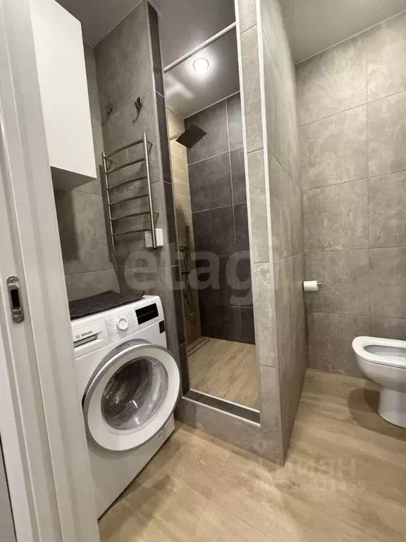 Студия Тюменская область, Тюмень ДОК мкр, ул. Воронинская, 43 (32.7 м) - Фото 2