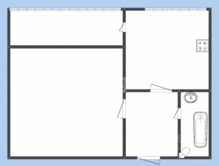 1-к кв. Смоленская область, Ярцево ул. Старозавопье, 13 (28.0 м) - Фото 1