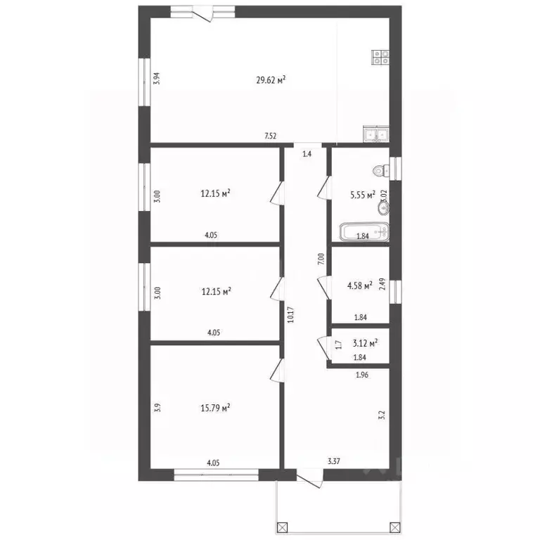 Дом в Ростовская область, Мясниковский район, Краснокрымское с/пос, ... - Фото 2