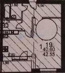 1-к кв. Московская область, Подольск ул. 43-й Армии, 19 (42.4 м) - Фото 2