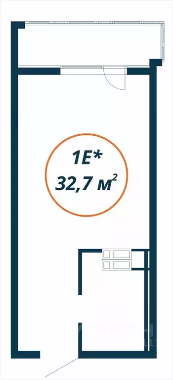 Студия Приморский край, Находка  (32.7 м) - Фото 2