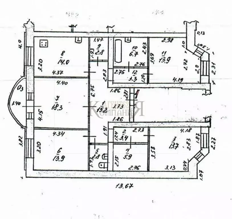 4-к кв. Рязанская область, Рязань ул. Урицкого, 71/5 (114.0 м) - Фото 2