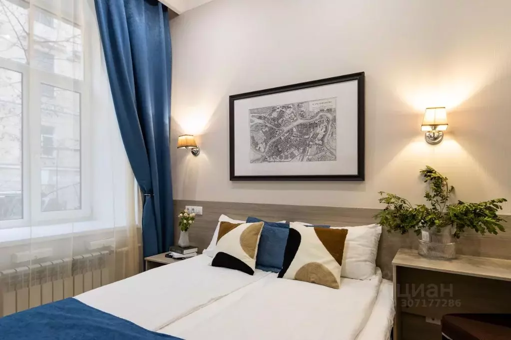 Комната Санкт-Петербург пер. Пирогова, 7 (15.0 м) - Фото 0