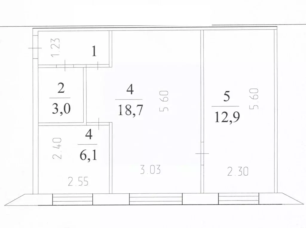 2-к кв. Кемеровская область, Кемерово Инициативная ул., 22 (43.6 м) - Фото 1