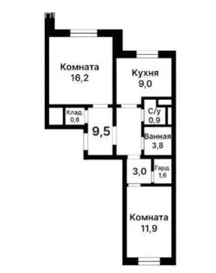 2-комнатная квартира: Москва, Базовская улица, 15к12 (53 м) - Фото 1