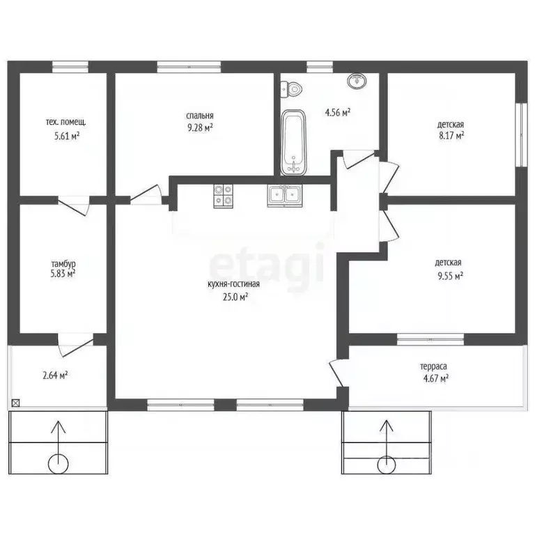 Дом в Московская область, Одинцовский городской округ, с. Жаворонки, ... - Фото 2