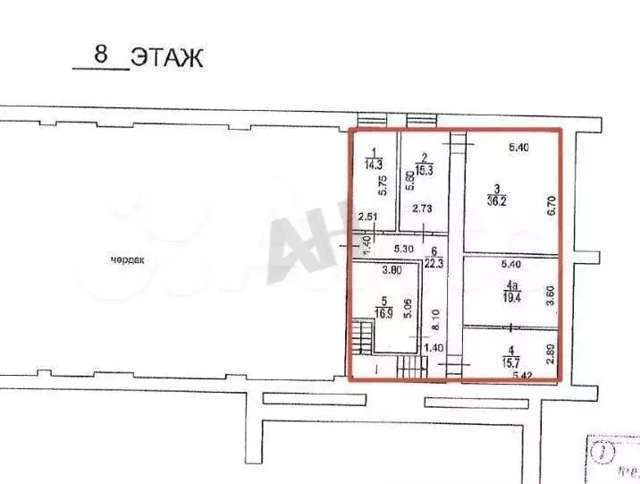 Аренда офиса 140 м2 м. Парк культуры в цао в - Фото 0